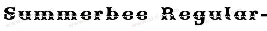 Summerbee Regular字体转换 Summerbee Regular字体转换